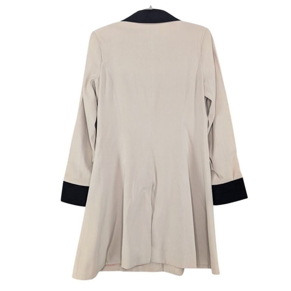 Vtg 90s Desert West Sherry Holt Western Duster Coat XS Faux Suede Sheriff‎ Star - Picture 2 of 11